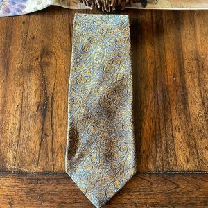 Robert Talbot paisley tie, extra long tie